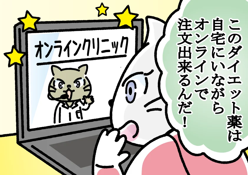 ダイエット薬の漫画図解2